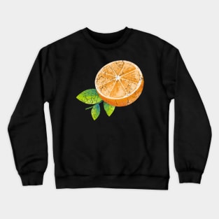 Orange Citrus Crewneck Sweatshirt